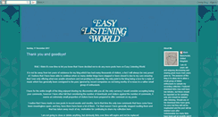 Desktop Screenshot of easylisteningworld.blogspot.com