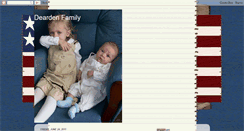 Desktop Screenshot of deardenfamily.blogspot.com
