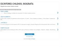 Tablet Screenshot of escritoreschilehoy.blogspot.com