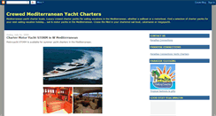 Desktop Screenshot of mediterranean-yacht-charters.blogspot.com