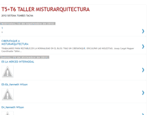 Tablet Screenshot of misturarquitectura.blogspot.com