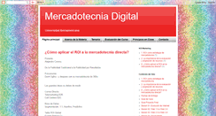 Desktop Screenshot of mercadotecniadigital.blogspot.com