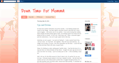 Desktop Screenshot of downtimeformomma.blogspot.com