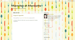 Desktop Screenshot of marmitesetmarmotte.blogspot.com