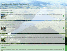 Tablet Screenshot of paupackanlakecommunity.blogspot.com