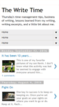 Mobile Screenshot of deanswritingtime.blogspot.com