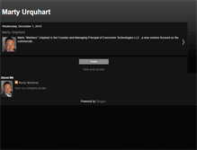 Tablet Screenshot of martyurquhart.blogspot.com