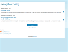 Tablet Screenshot of evangelicaldating12.blogspot.com