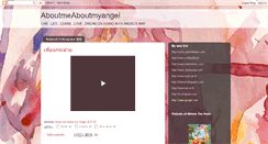 Desktop Screenshot of aboutmeaboutmyangel.blogspot.com