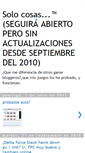 Mobile Screenshot of cosassoncosas.blogspot.com