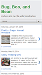 Mobile Screenshot of bugbooandbean.blogspot.com