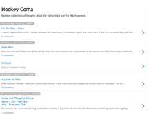 Tablet Screenshot of hockeycoma.blogspot.com