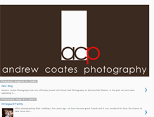 Tablet Screenshot of andrewcoatesphotography.blogspot.com