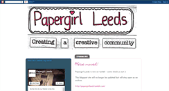 Desktop Screenshot of papergirlleeds.blogspot.com