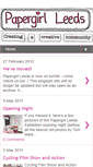 Mobile Screenshot of papergirlleeds.blogspot.com