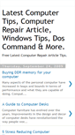 Mobile Screenshot of latestcomputertips.blogspot.com