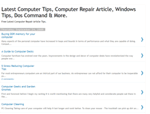 Tablet Screenshot of latestcomputertips.blogspot.com