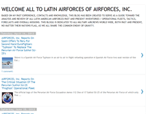 Tablet Screenshot of latinairforces.blogspot.com