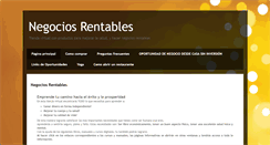 Desktop Screenshot of negocio-rentables.blogspot.com