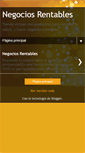 Mobile Screenshot of negocio-rentables.blogspot.com