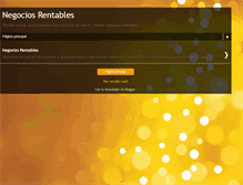 Tablet Screenshot of negocio-rentables.blogspot.com
