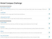 Tablet Screenshot of kintailcompasschallenge.blogspot.com