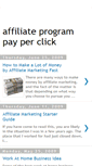 Mobile Screenshot of aboutaffiliateprogrampayperclick.blogspot.com