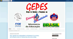 Desktop Screenshot of gepeseducacaoesexualidade.blogspot.com