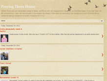 Tablet Screenshot of praying-them-home.blogspot.com