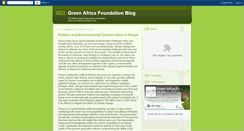 Desktop Screenshot of greenafricafoundation.blogspot.com