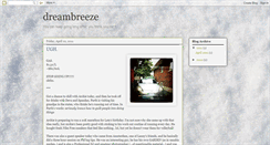 Desktop Screenshot of dreambreeze.blogspot.com