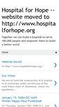 Mobile Screenshot of hospitalforhope.blogspot.com