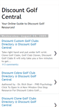 Mobile Screenshot of discountgolfcentral.blogspot.com