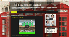 Desktop Screenshot of hellomynameisenglish.blogspot.com