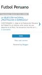 Mobile Screenshot of elfutbolperuano1.blogspot.com