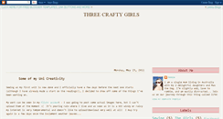 Desktop Screenshot of 3craftygirls.blogspot.com