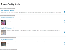 Tablet Screenshot of 3craftygirls.blogspot.com