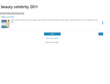 Tablet Screenshot of be4uty-celebrity2011.blogspot.com