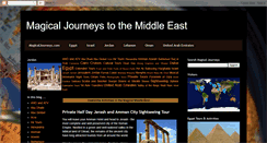 Desktop Screenshot of magicaljourneystothemiddleeast.blogspot.com