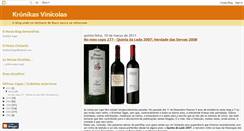 Desktop Screenshot of kronikasvinicolas.blogspot.com