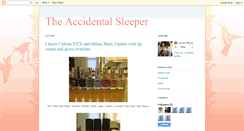 Desktop Screenshot of accidentalsleeper.blogspot.com