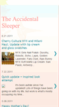 Mobile Screenshot of accidentalsleeper.blogspot.com