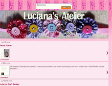 Tablet Screenshot of lucianasatelier.blogspot.com