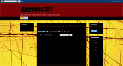 Desktop Screenshot of hairlosstech.blogspot.com