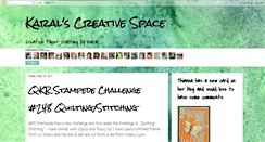 Desktop Screenshot of karalscreativespace.blogspot.com