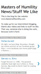 Mobile Screenshot of mastersofhumility.blogspot.com