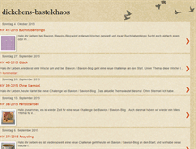 Tablet Screenshot of dickchens-bastelchaos.blogspot.com