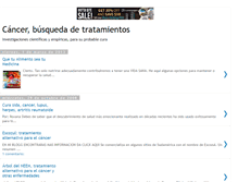 Tablet Screenshot of oncologia-cancer.blogspot.com