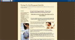 Desktop Screenshot of gettingpregnantquickly.blogspot.com