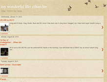 Tablet Screenshot of mylifeethan.blogspot.com